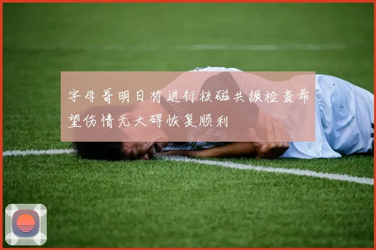 字母哥明日将进行核磁共振检查希望伤情无大碍恢复顺利