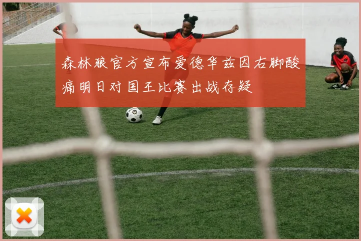 森林狼官方宣布爱德华兹因右脚酸痛明日对国王比赛出战存疑